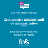 Le FNRS recrute