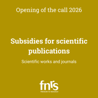Subsidies for Scientific publications : opening of the call 2026 !