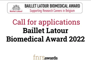 Baillet Latour Biomedical Award Call: "Infection and Immunity"
