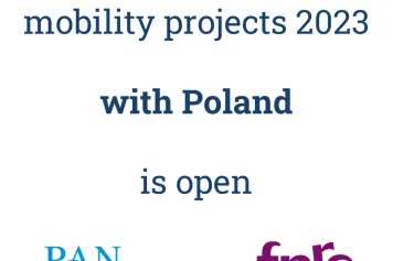 Opening of the bilateral call for mobility projects 2023 between FNRS and Poland (Polish Academy of Sciences - "PAS")