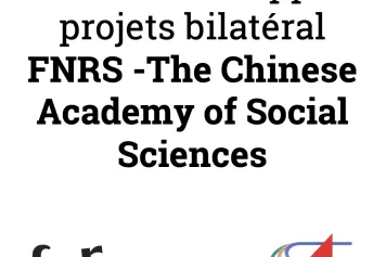 Résultats de l’appel à projets bilatéral FNRS - The Chinese Academy of Social Sciences (CASS).