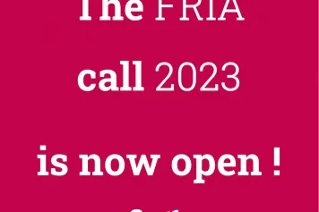 The FRIA call 2023 is open !