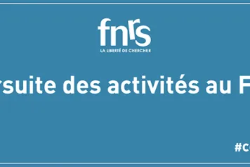 FNRS - Message de Véronique Halloin - #coronavirus