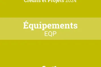Résultats de l'appel Crédits et Projets 2024 : instrument Équipements