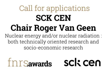 The SCK-CEN Chair 2023 is now open ! 