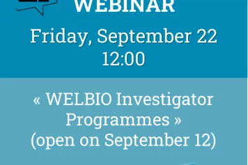 WELBIO WEBINAR, September, 22, 12:00