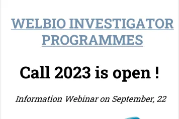 The “WELBIO Investigator Programmes” Call 2023 is open !