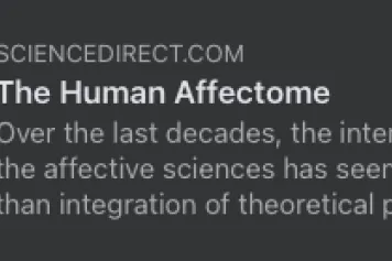 "The Human Affectome"
