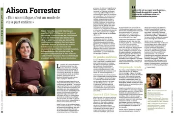  Félicitations à Alison Forrester, nouvelle Chercheuse qualifiée à l' Université de Namur