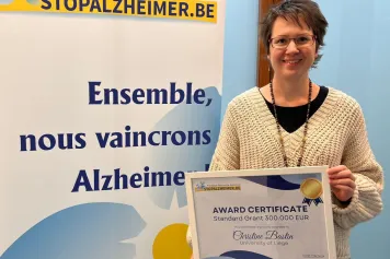 Christine Bastin reçoit une bourse pour aider à détecter plus tôt les premiers signes de la maladie d'Alzheimer