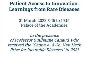 Symposium on Patient Access to Innovation: Learnings from Rare Diseases