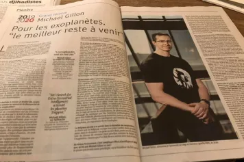 Interview de Michaël Gillon, Maître de recherches FNRS Uliege dans La Libre