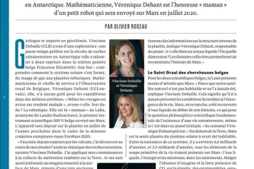 Une géologue et une mathématicienne s'intéressent de très près aux derniers secrets de la Lune et aux nouveaux défis scientifiques de la Planète rouge !