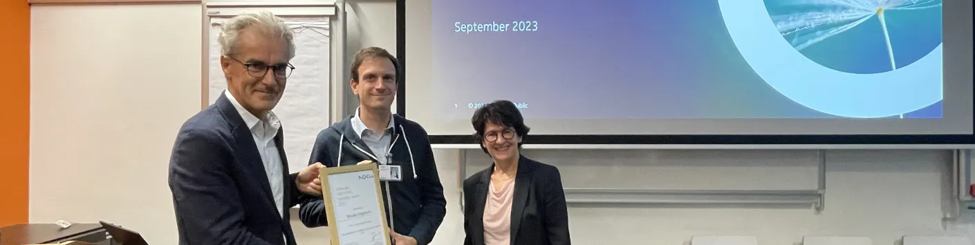 FNRS.awards | Cérémonie de remise du Prix scientifique Nokia Bell 2023